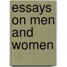 Essays On Men And Women by Charles Augustin Sainte-Beuve
