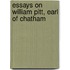 Essays On William Pitt, Earl Of Chatham