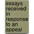 Essays Received In Response To An Appeal