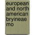 European And North American Bryineae  Mo