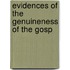 Evidences Of The Genuineness Of The Gosp