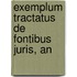 Exemplum Tractatus De Fontibus Juris, An