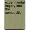 Experimental Inquiry Into The Compositio door Lawes