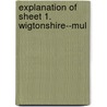 Explanation Of Sheet 1. Wigtonshire--Mul by Geological Survey of Great Britain