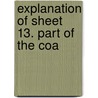 Explanation Of Sheet 13. Part Of The Coa door Geological Survey of Great Britain