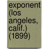 Exponent (Los Angeles, Calif.) (1899) door Los Angeles State Normal School