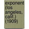 Exponent (Los Angeles, Calif.) (1909) door Los Angeles State Normal School