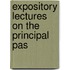 Expository Lectures On The Principal Pas