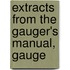 Extracts From The Gauger's Manual, Gauge