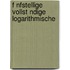 F Nfstellige Vollst Ndige Logarithmische