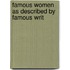 Famous Women As Described By Famous Writ