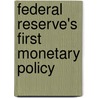 Federal Reserve's First Monetary Policy door States Congress Senate United States Congress Senate