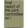Final Report Of The Joint Committee On I door California Public Interference