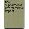 Final Supplemental Environmental Impact door United States. Bureau Of District