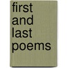 First And Last Poems door Arabella Shore
