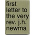 First Letter To The Very Rev. J.H. Newma