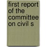 First Report Of The Committee On Civil S door New York Legislature Service