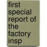 First Special Report Of The Factory Insp door Illinois. Offi Inspector