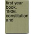 First Year Book, 1906. Constitution And