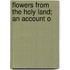 Flowers From The Holy Land; An Account O