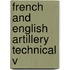 French And English Artillery Technical V
