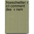Froeschwiller: R Cit Comment  Des  V Nem