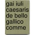 Gai Iuli Caesaris De Bello Gallico Comme