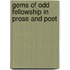 Gems Of Odd Fellowship In Prose And Poet