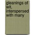 Gleanings Of Wit, Interspersed With Many