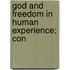 God And Freedom In Human Experience; Con