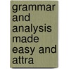 Grammar And Analysis Made Easy And Attra door Frank Van Buren Irish