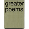 Greater Poems door Virgil
