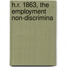 H.R. 1863, The Employment Non-Discrimina by United States Congress Programs