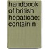 Handbook Of British Hepaticae; Containin