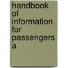Handbook Of Information For Passengers A door Nihon Yusen Kabushiki Kaisha
