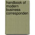 Handbook Of Modern Business Corresponden