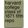 Harvard College Class Of 1871 Fifth Repo door Harvard College Class of 1871