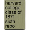 Harvard College Class Of 1871 Sixth Repo door Harvard College Class of 1871