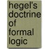 Hegel's Doctrine Of Formal Logic