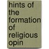 Hints Of The Formation Of Religious Opin