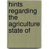 Hints Regarding The Agriculture State Of door Sir John Sinclair