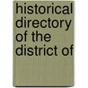 Historical Directory Of The District Of door Daughters Of the American Committee
