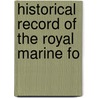 Historical Record Of The Royal Marine Fo door Paul Harris Nicolas