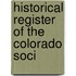 Historical Register Of The Colorado Soci