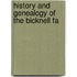 History And Genealogy Of The Bicknell Fa