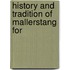 History And Tradition Of Mallerstang For