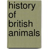 History Of British Animals by John Fleming