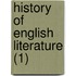 History Of English Literature (1)
