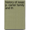 History Of Isaac P. Carter Family And Th door Howard Carter