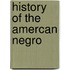 History Of The Amercan Negro